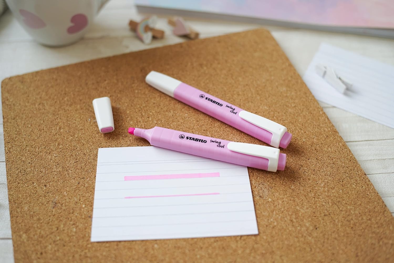 Highlighter - STABILO swing cool Pastel - Pack of 10