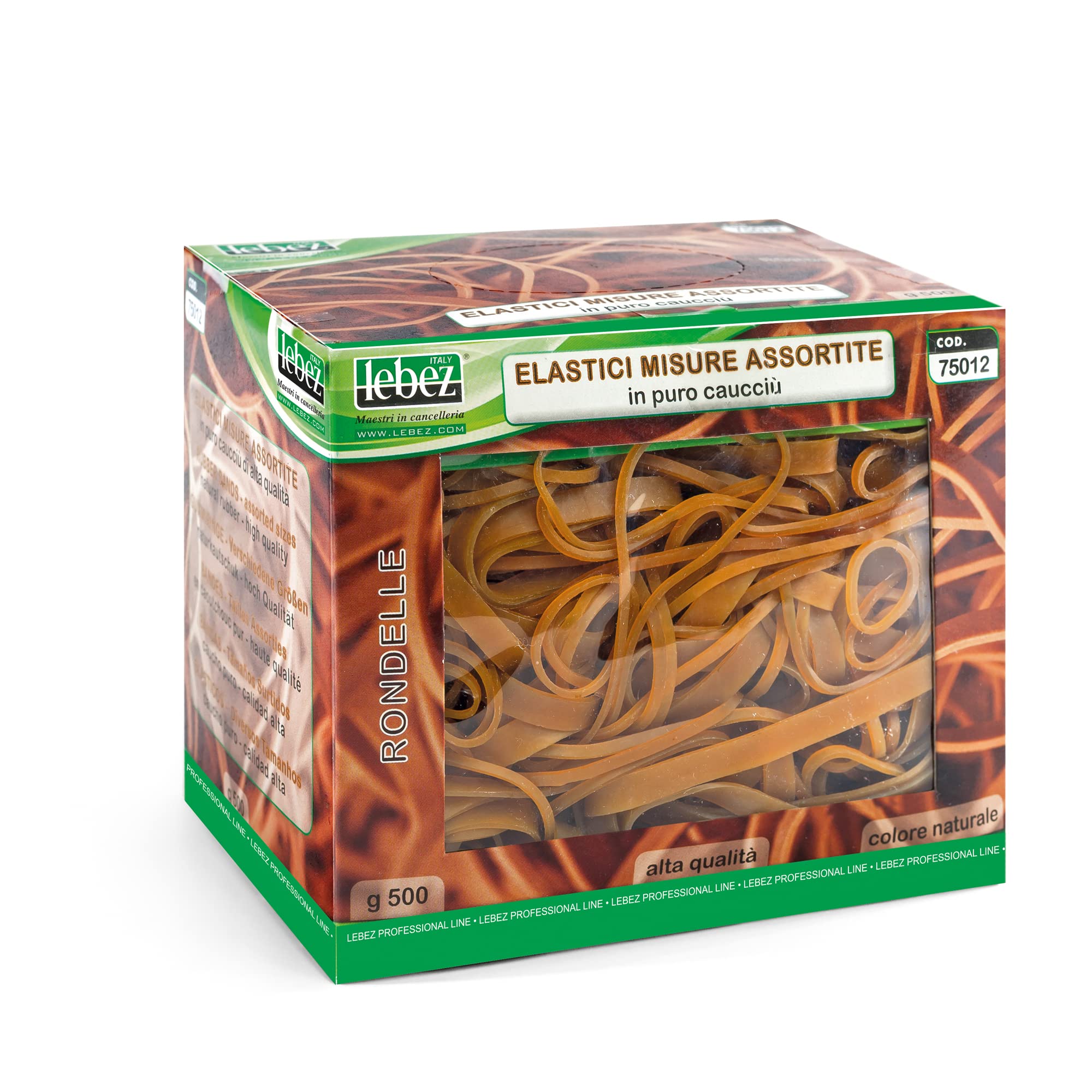 Lebez Assorted Rubber Bands 500 G