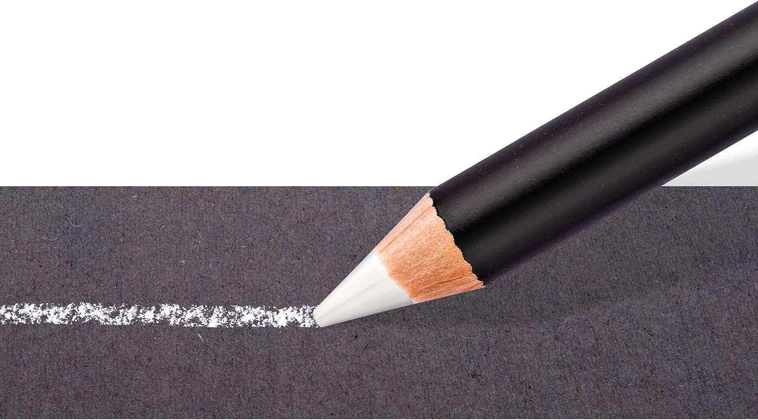 Staedtler 108 20-2 Lumocolor Permanent Glasochrom Dry Marker Pencil - Red (Pack of 12