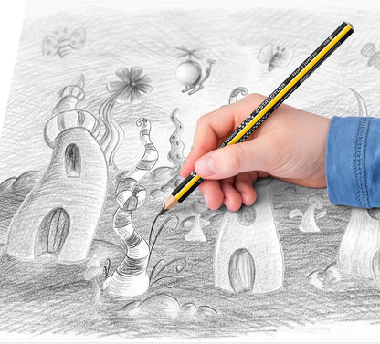 STAEDTLER 119 Noris Jumbo Graphite Chunky Learner's Pencil - HB (Pack of 12