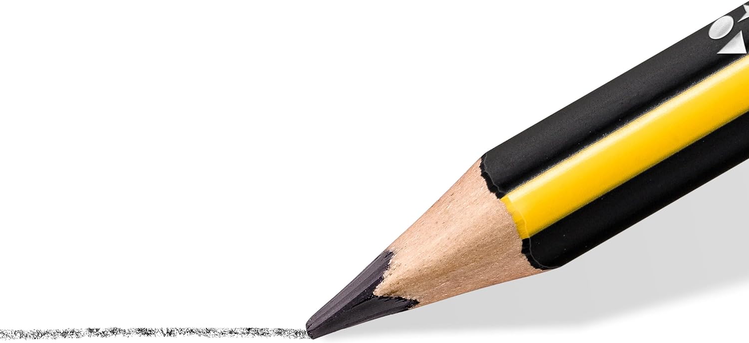 STAEDTLER 119 Noris Jumbo Graphite Chunky Learner's Pencil - HB (Pack of 12