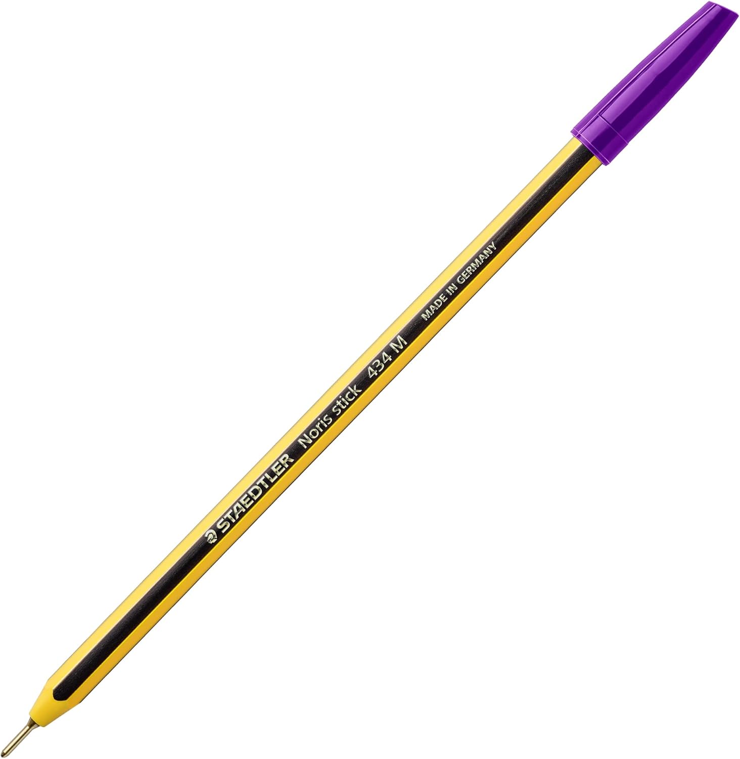 STAEDTLER Confezione da 10 Penna SFERA NORIS STICK colore Viola