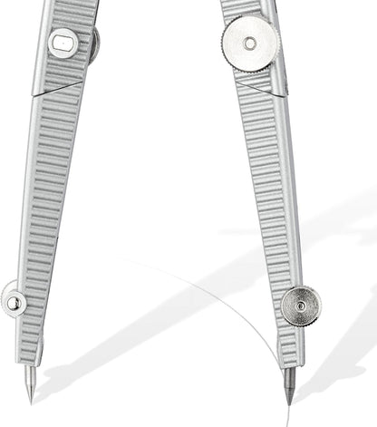 STAEDTLER 550 02 Noris School Compass with Centre Wheel, Extension Bar, Universal Adapter and Lead Box (350 mm Diameter