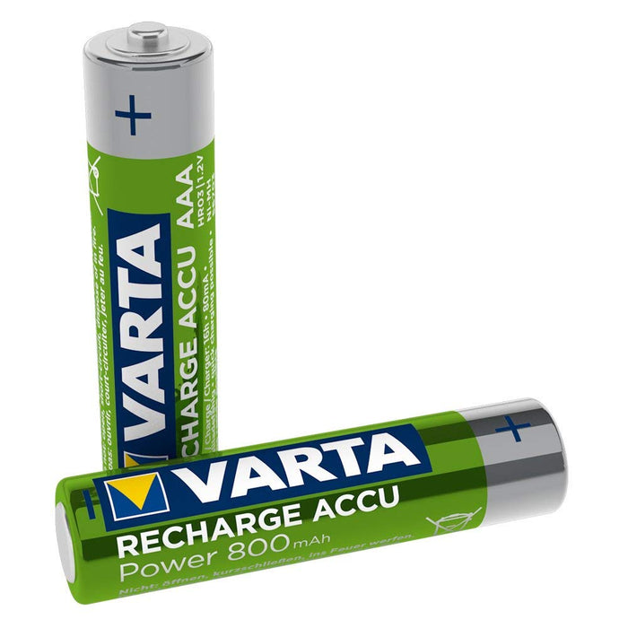 Varta NiMH Blist "Longlife Accu Micro (AAA/HR03 1.2 Volt 800 mAh, Pack of 2