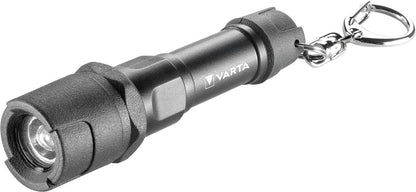 VARTA (incl. 1X AAA Longlife Power Batteries, Key Ring, scratchproof and Splash-Proof housing), ABS, Black/Silver
