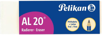 Pelikan 0ARD51-Plastic/Rubber To 20 White for Pencil Box 20