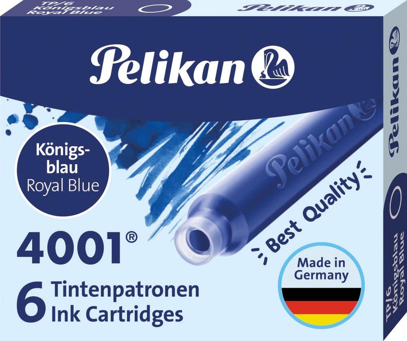 Pelikan 0ATM01 Blue 300-Piece Refill for Pens (Blue, Fountain Pen, Display Stand, 300 Pieces