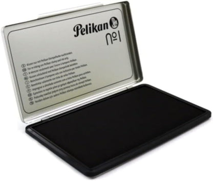 Pelikan 331108 Black Ink Cartridge for Stamp with Cartridge Ink Refill (Black, Black, White, Metal, 90 mm, 160 mm