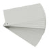 Exacompta - Ref 13385B - Bristol Card Punched Dividers (Pack of 100) - 105 x 240mm, 180gsm Paper, 2-Hole Punched, Horizontal, Organise A4 Documents - Grey Colour