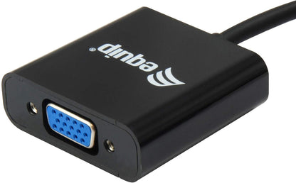 equip DisplayPort to HD15 VGA Adapter, 15 cm – Cable Interface/Gender Adapter (15 cm, DisplayPort, VGA, 0.15 m, Black