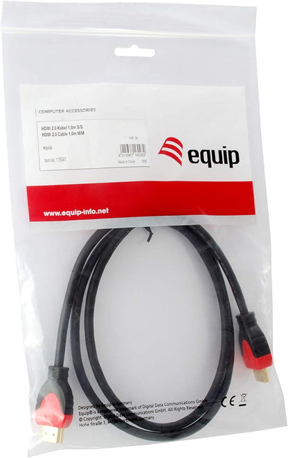 EQUIP 1.4 High Speed HDMI Cable With Ethernet Black
