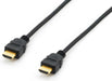 Equip 119353 HDMI Cable 3 m HDMI Type A (Standard) Black - HDMI Cable (3 m, HDMI Type A (Standard), HDMI Type A (Standard), 1920 x 1080 Pixels, 3D, Black