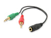 Equip Audio Splitter Y Cable Female -> 2x Male