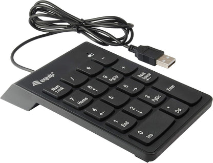 Digital data communication Equip USB Numeric keypad - Equip USB Numeric keypad, USB, Universal, Black, Plastic, 1.35 m, CE