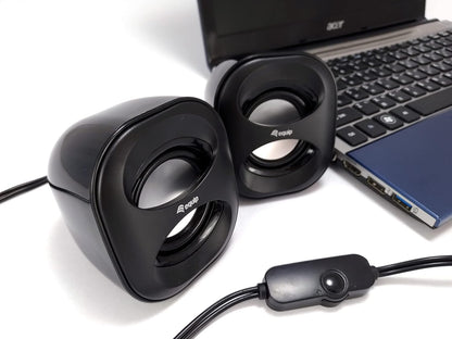Equip Mini USB speaker, black.