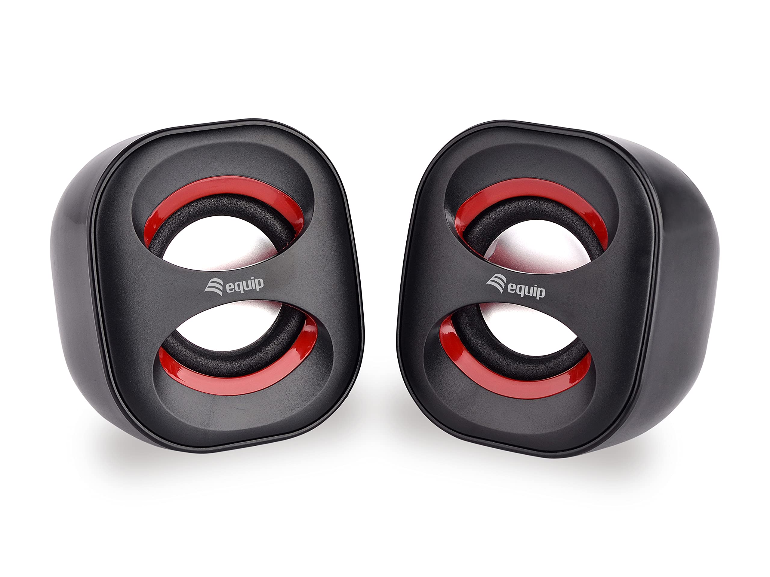 Altavoces Equip Life 2.0 Mini 6w Rms Negro Y Rojo