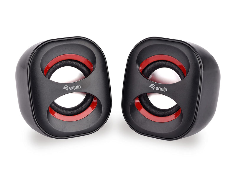 Altavoces Equip Life 2.0 Mini 6w Rms Negro Y Rojo