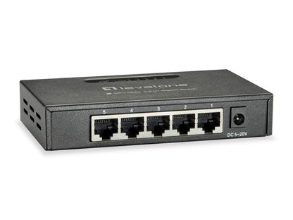 LevelOne GEU-0523 commutateur réseau Non-géré Gigabit Ethernet (10/100/1000) Noir