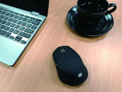 Conceptronic LORCAN02B 6-Button Ergonomic Bluetooth 5.0 Mouse, DPI switch (800/1200/1600), Suitable for right-hand users, Rubberised finishing