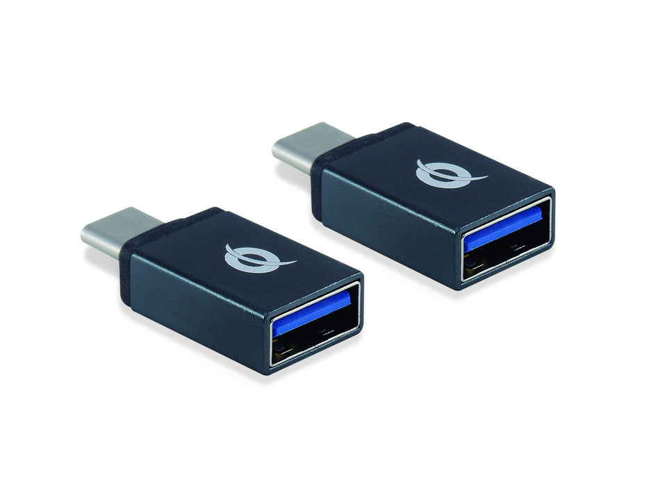 Conceptronic DONN03G OTG Adapter for USB-C to USB-A Pack of 2