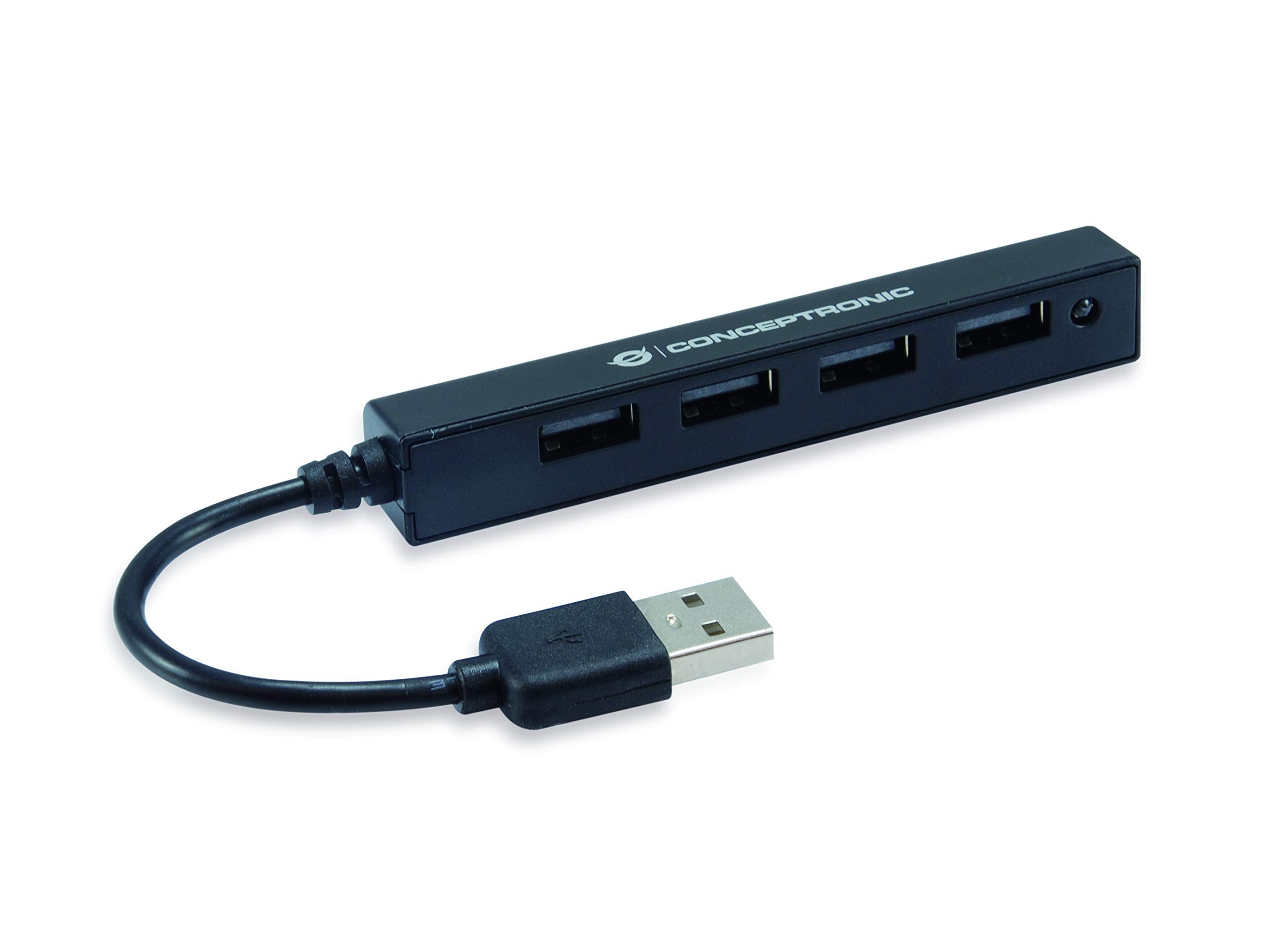 Conceptronic HUBBIES05B USB Hub 4-Port USB 2.0 Black
