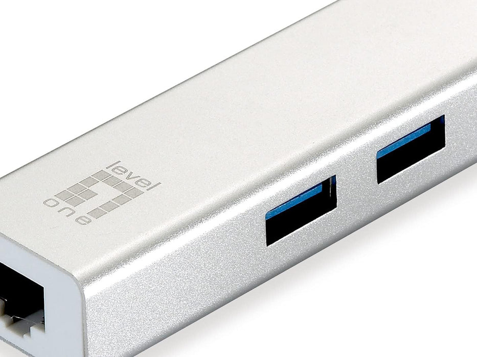 LevelOne USB Hub 3-Port Wake-on-LAN USB-0503 V 3 Network Adapter