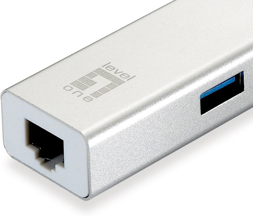 LevelOne USB Hub 3-Port Wake-on-LAN USB-0503 V 3 Network Adapter