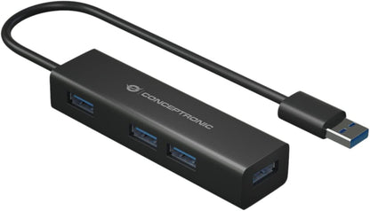 CONCEPTRONIC Conceptronic HUBBIES06B USB 3 2 Gen 1 3 1 Gen 1 Type A 5000 Mbits s Black