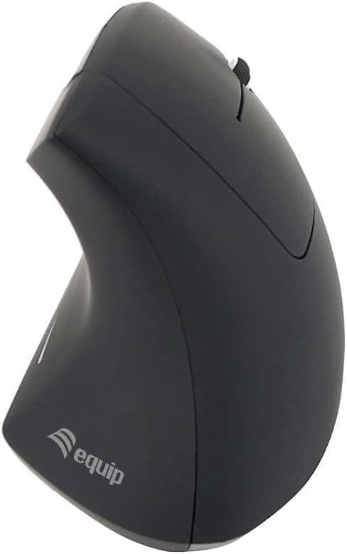 Equip 245110 Ergonomic Wireless Mouse Left and Right Handed Black