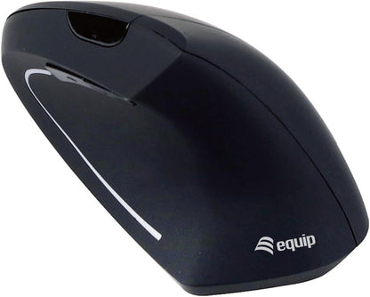 Equip 245110 Ergonomic Wireless Mouse Left and Right Handed Black