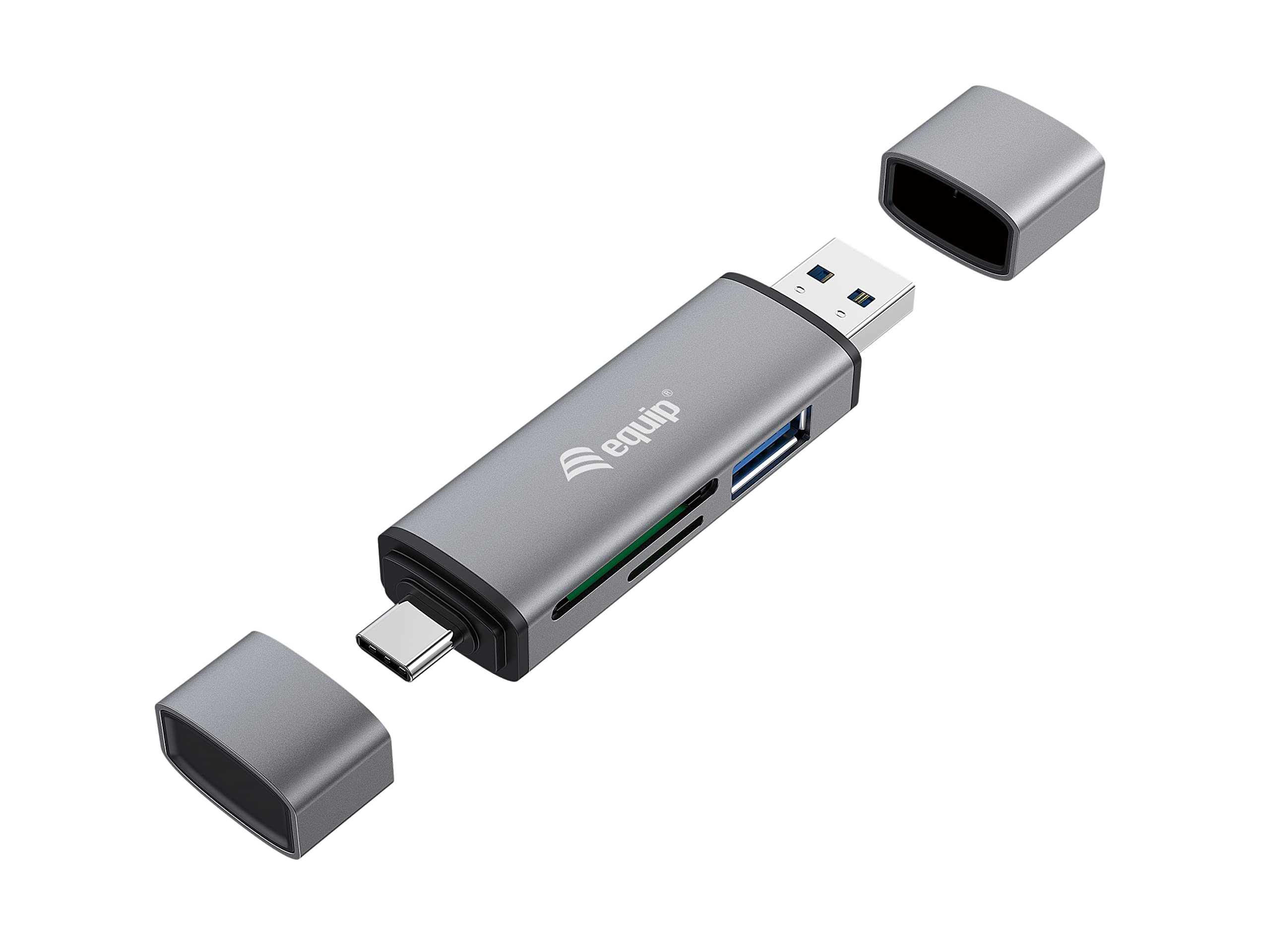 Equip USB 3.0 HUB OTG SB-C & USB-A SD/MicroSD Card Reader
