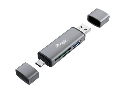 Equip USB 3.0 HUB OTG SB-C & USB-A SD/MicroSD Card Reader