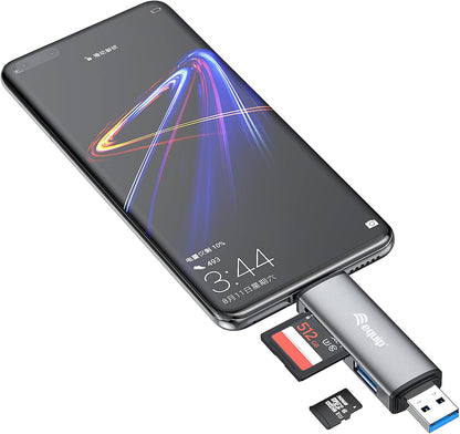 Equip USB 3.0 HUB OTG SB-C & USB-A SD/MicroSD Card Reader