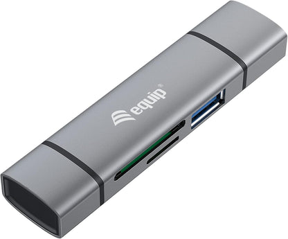 Equip USB 3.0 HUB OTG SB-C & USB-A SD/MicroSD Card Reader