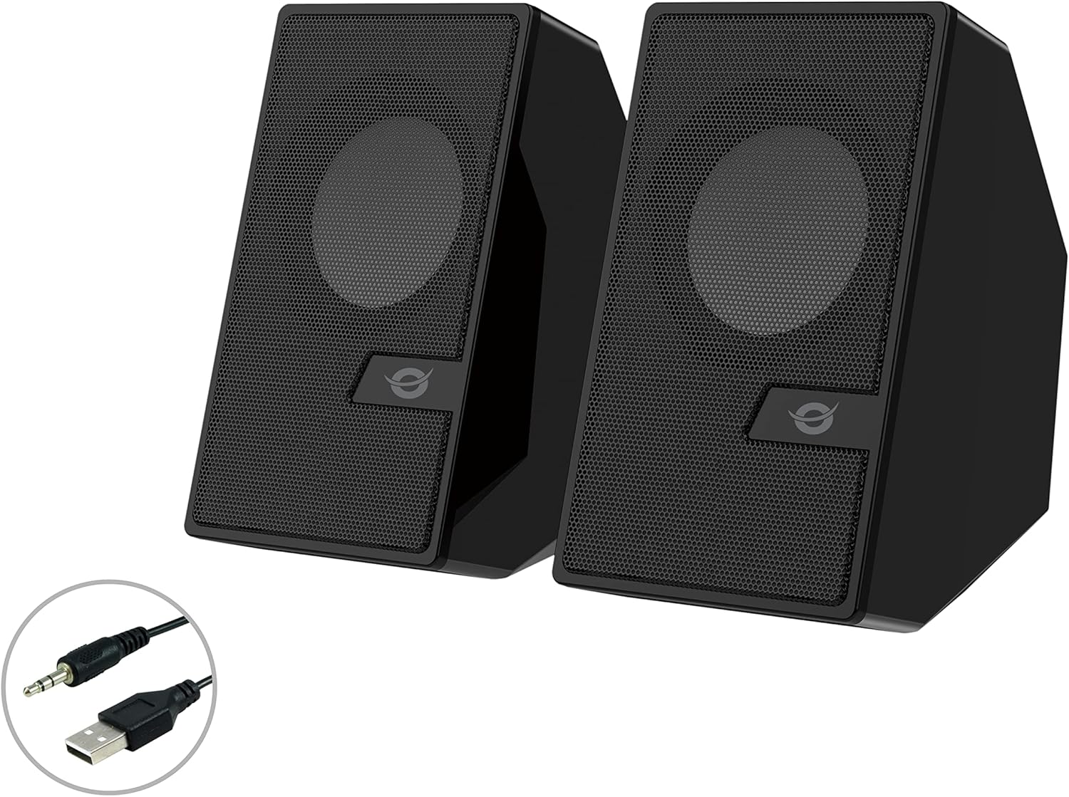 Conceptronic BJORN02B 2.0 Channel Computer Speaker 6 Watt with Bluetooth including Remote Control