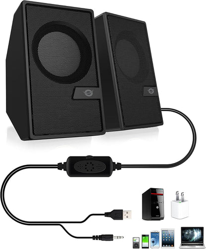 Conceptronic BJORN02B 2.0 Channel Computer Speaker 6 Watt with Bluetooth including Remote Control