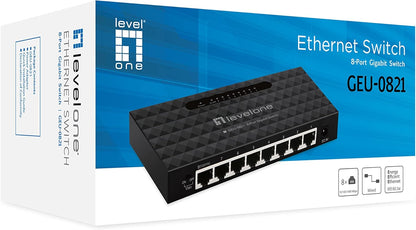 LevelOne GEU-0821 Network Switch Managed Gigabit Ethernet (10/100/1000