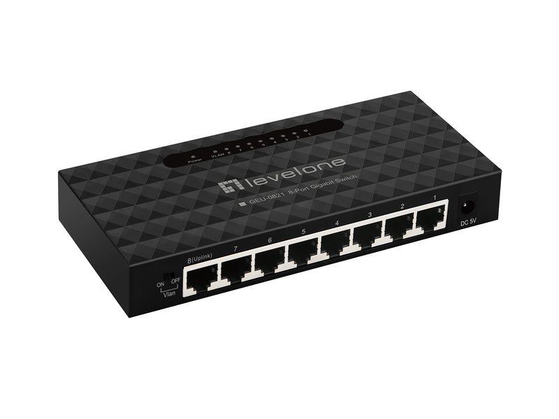 LevelOne GEU-0821 Network Switch Managed Gigabit Ethernet (10/100/1000