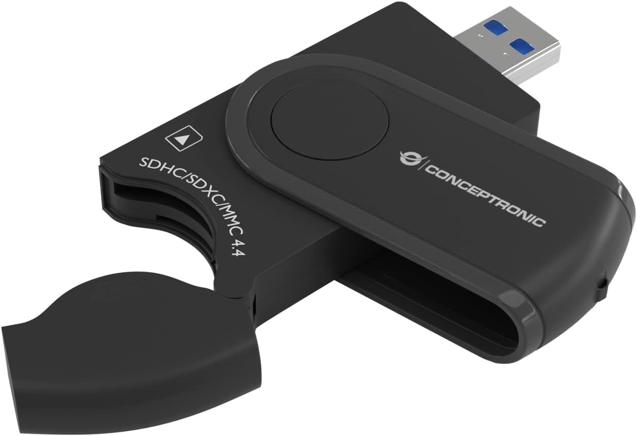 CONCEPTRONIC BIAN04B 4 in 1 USB 3.0 Card Reader SD/SDHC/SDXC x 2 Micro SD/T-Flash x 2
