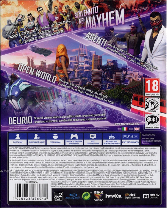 Deep Silver Agents of Mayhem Day One Edition PlayStation 4 PlayStation 4 Day-one