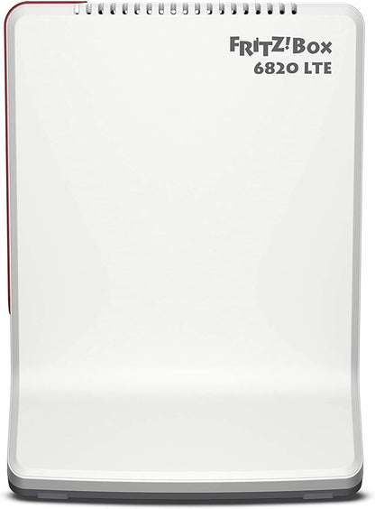AVM FRITZ!Box 6820 LTE Edition International, Modem Router 4G/3G con Wi-Fi N 450 Mbit/s, 1x LAN Gigabit, SIM Slot, Interfaccia in italiano