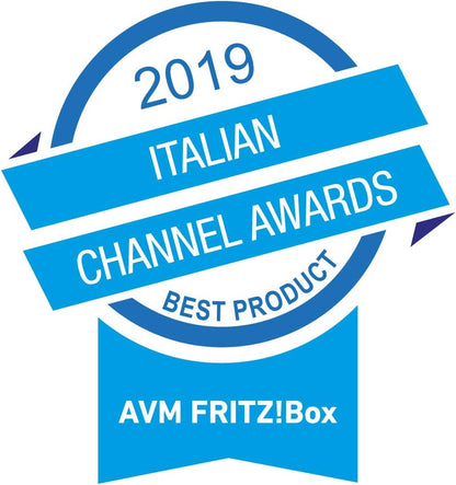 AVM FRITZ!Box 6820 LTE Edition International, Modem Router 4G/3G con Wi-Fi N 450 Mbit/s, 1x LAN Gigabit, SIM Slot, Interfaccia in italiano