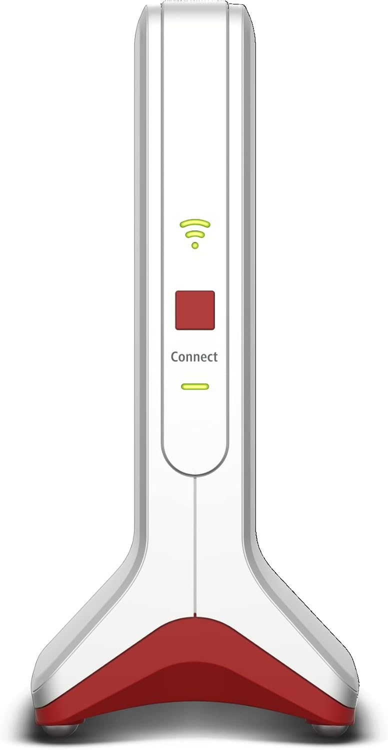AVM FRITZ!Repeater 6000 Edition International, Ripetitore - Wi-Fi 6 extender Triband con 2x 2.400 Mbit/s (5 GHz) & 1.200 Mbit/s (2,4 GHz), Mesh, Access Point, 2x Gigabit LAN, Interfaccia in italiano