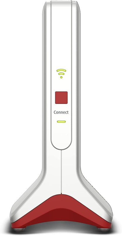 AVM FRITZ!Repeater 6000 Edition International, Ripetitore - Wi-Fi 6 extender Triband con 2x 2.400 Mbit/s (5 GHz) & 1.200 Mbit/s (2,4 GHz), Mesh, Access Point, 2x Gigabit LAN, Interfaccia in italiano