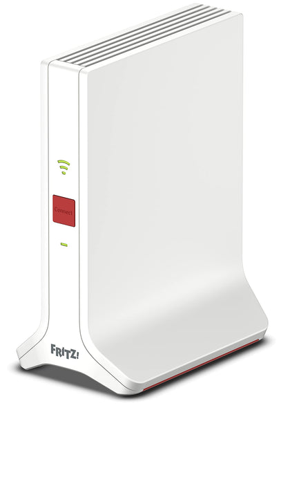 AVM FRITZ!Repeater 3000 Ax Edition International, Ripetitore Wi-Fi 6 Extender Triband Veloce Fino A 4.200 Mbit, S, Mesh, Access Point, 2X Gigabit Lan, Interfaccia In Italiano 20002991, Bianco