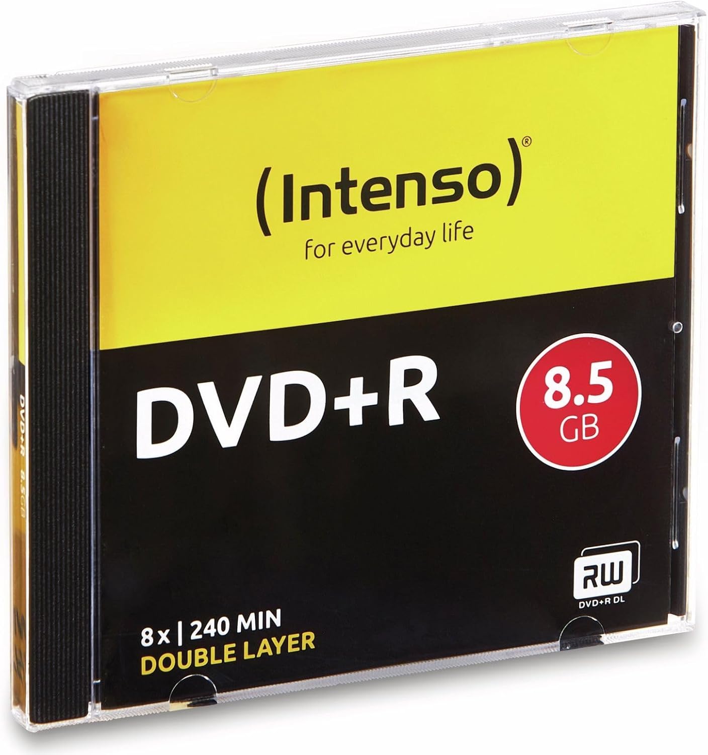 Intenso 4311245 - Caja para DVD+R DL (8,5 GB, 5 unidades