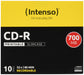 Intenso CD-R 80-Minute 700 Mb 52x Speed Recordable Printable CD Media Slim Jewel Case (Pack of 10