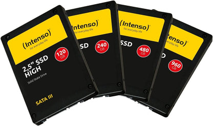 Intenso 2.5" SSD Interno SATA III High Performance, 480 GB