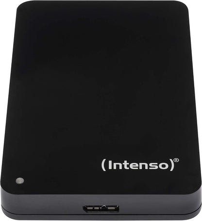 Intenso Memory Drive Portable Hard Drive 4TB, Portable External Hard Drive with Case - 2.5 Inches, 5400 rpm, 8 MB Cache, USB 3.0 Black