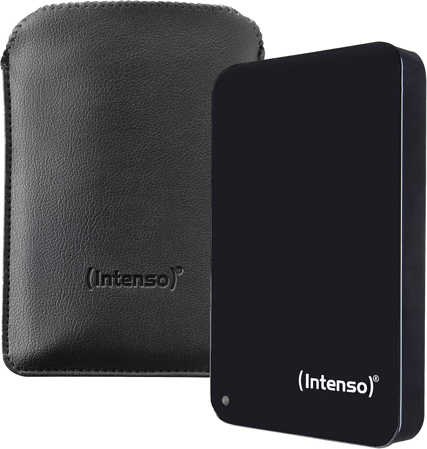 Intenso Memory Drive Portable Hard Drive 4TB, Portable External Hard Drive with Case - 2.5 Inches, 5400 rpm, 8 MB Cache, USB 3.0 Black